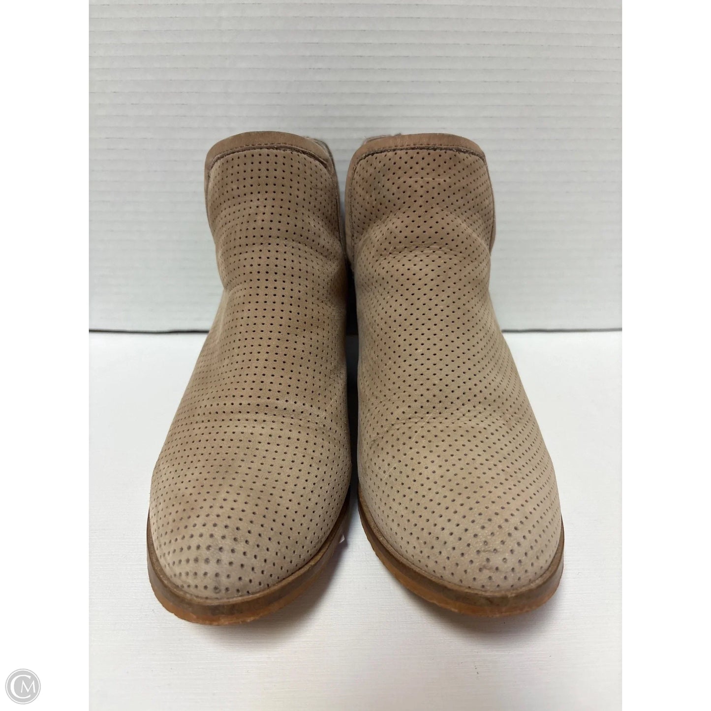 Boots Ankle Heels By Steve Madden In Beige, Size: 8.5