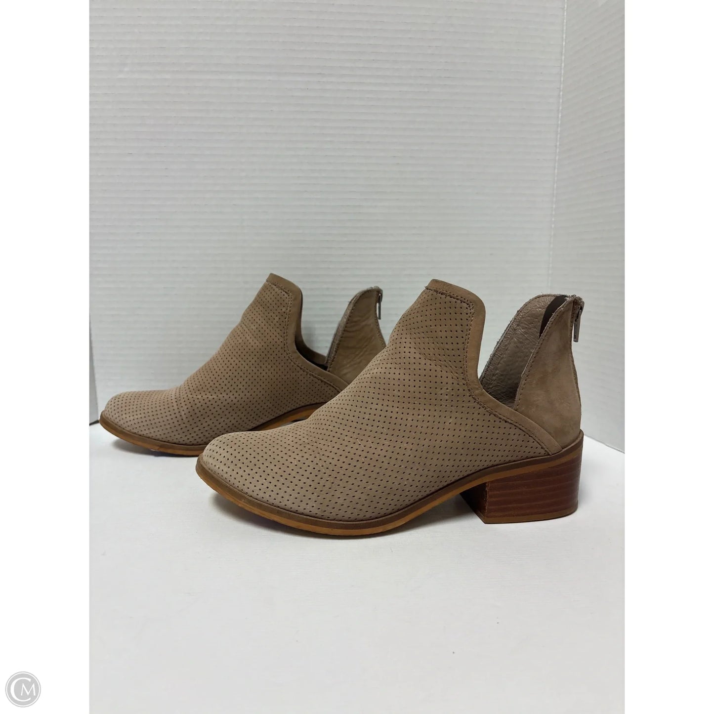 Boots Ankle Heels By Steve Madden In Beige, Size: 8.5