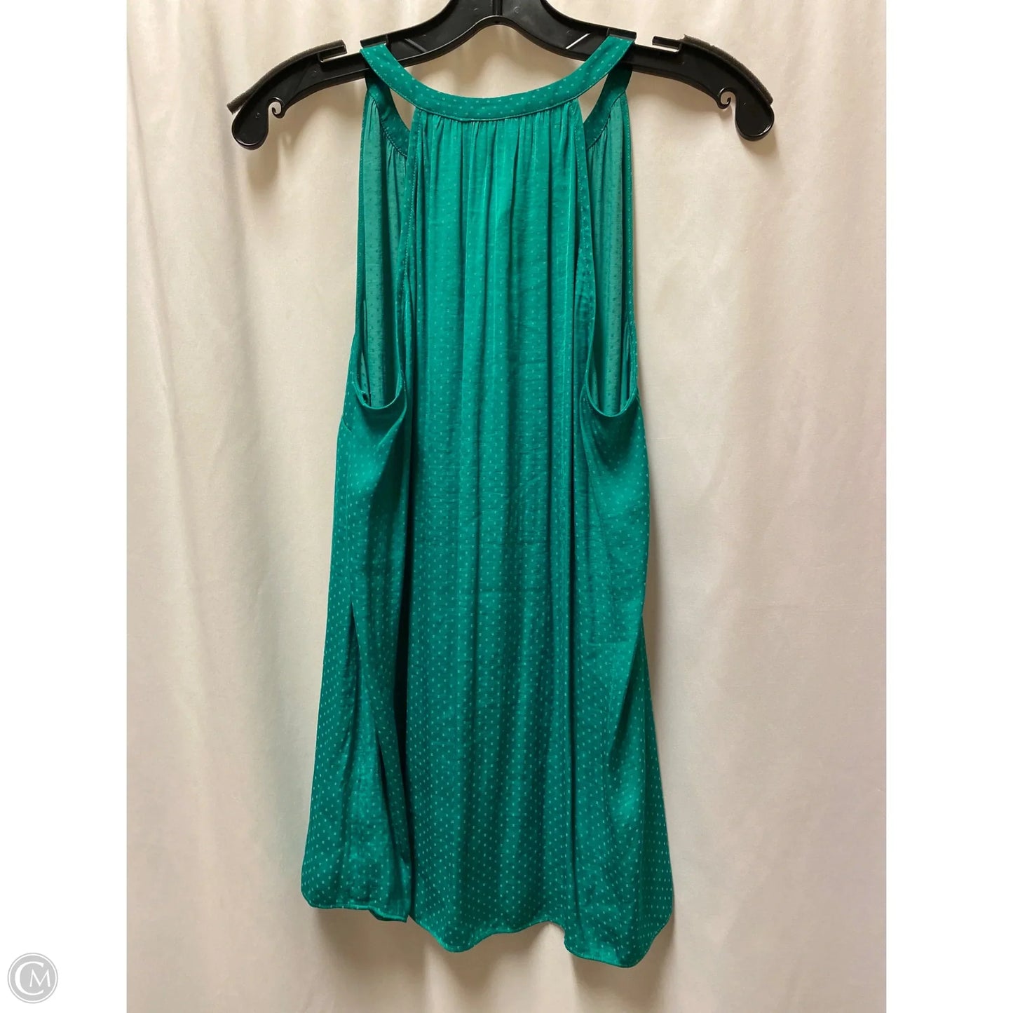 Top Sleeveless By Cabi In Green, Size: M