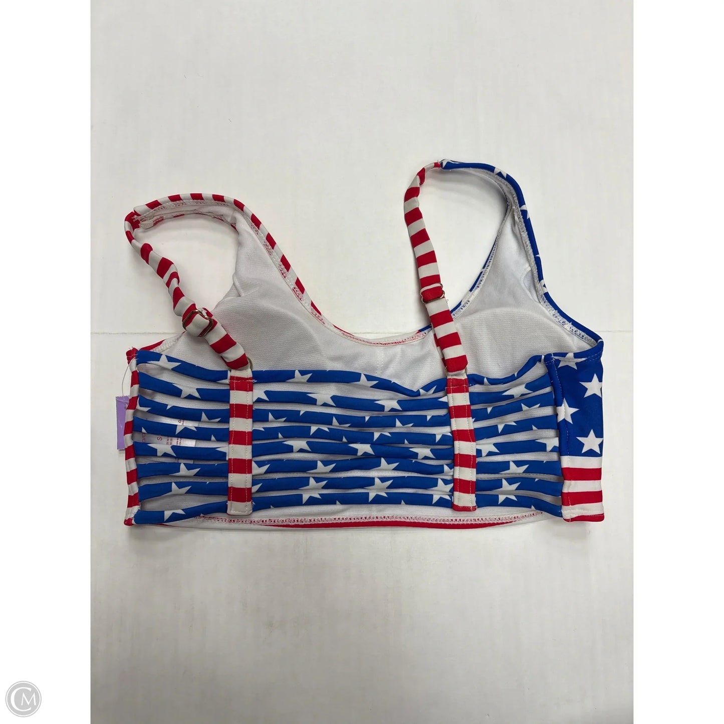 Swimsuit Top By Xhilaration In Red & White, Size: S