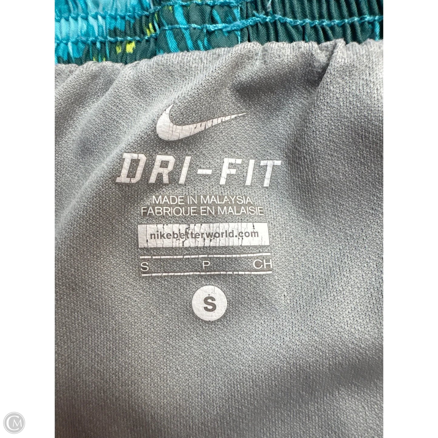 Athletic Shorts By Nike In Teal, Size: S