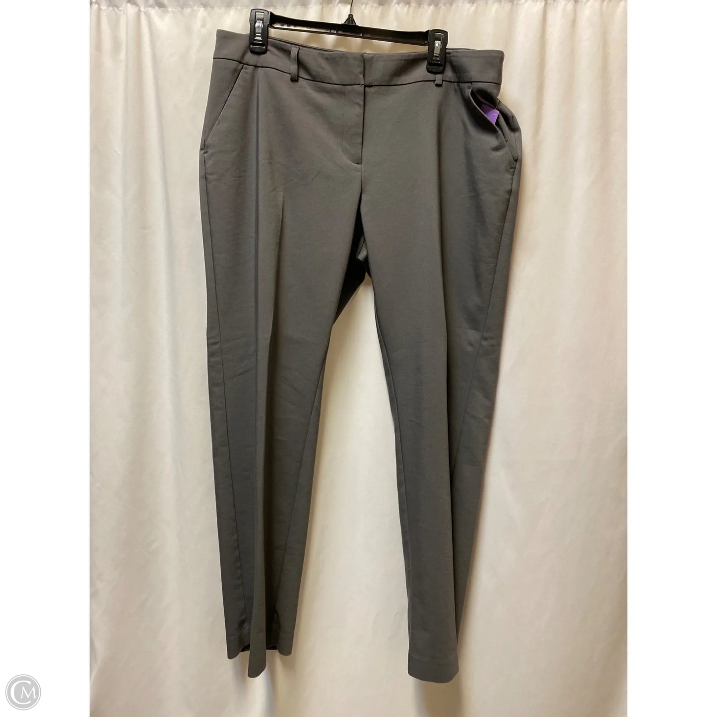 Pants Dress By Apt 9 In Grey, Size: 16