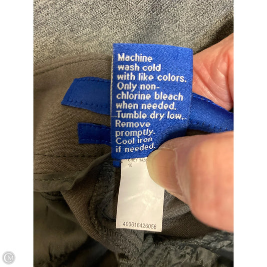 Pants Dress By Apt 9 In Grey, Size: 16