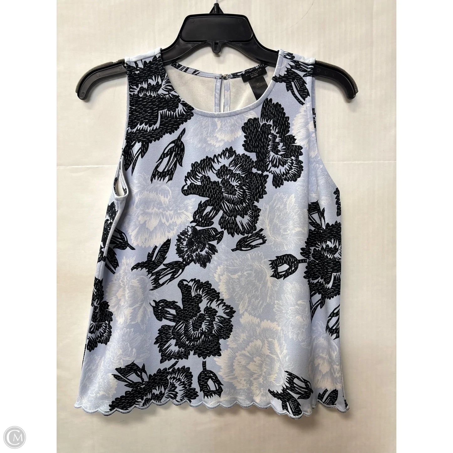Top Sleeveless By Ann Taylor In Blue, Size: Sp