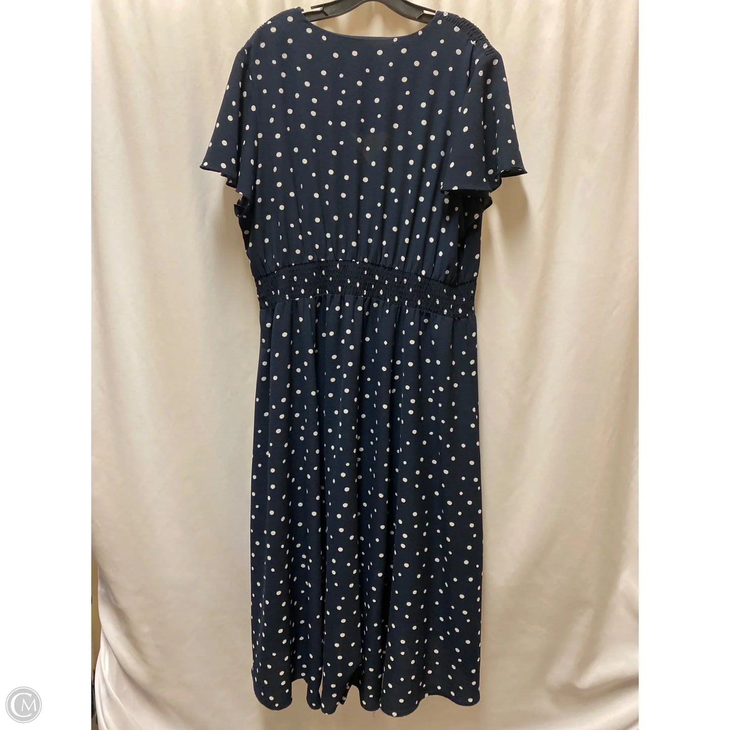 Dress Casual Maxi By Lane Bryant In Navy, Size: 3x