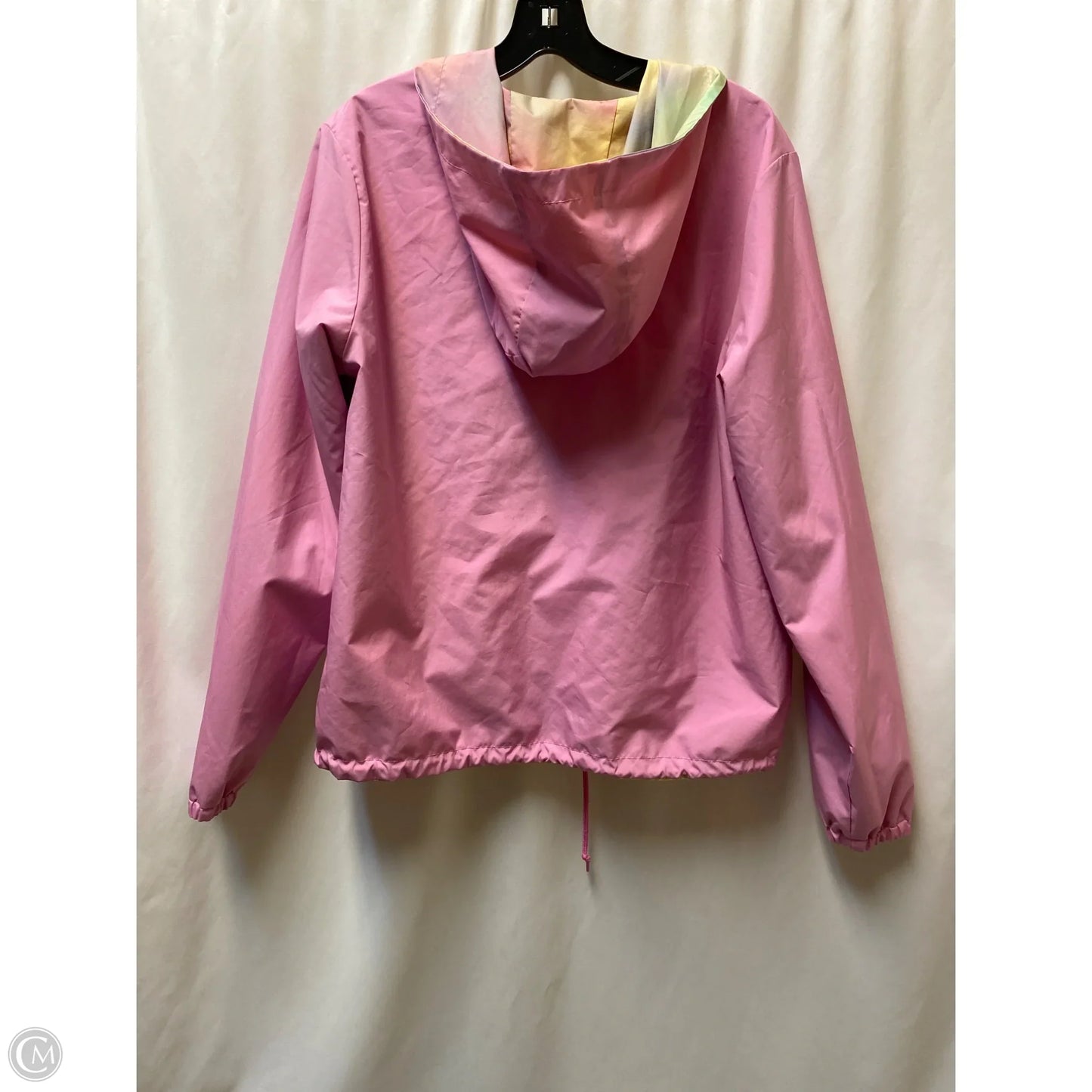 Jacket Windbreaker By Vans In Pink, Size: M