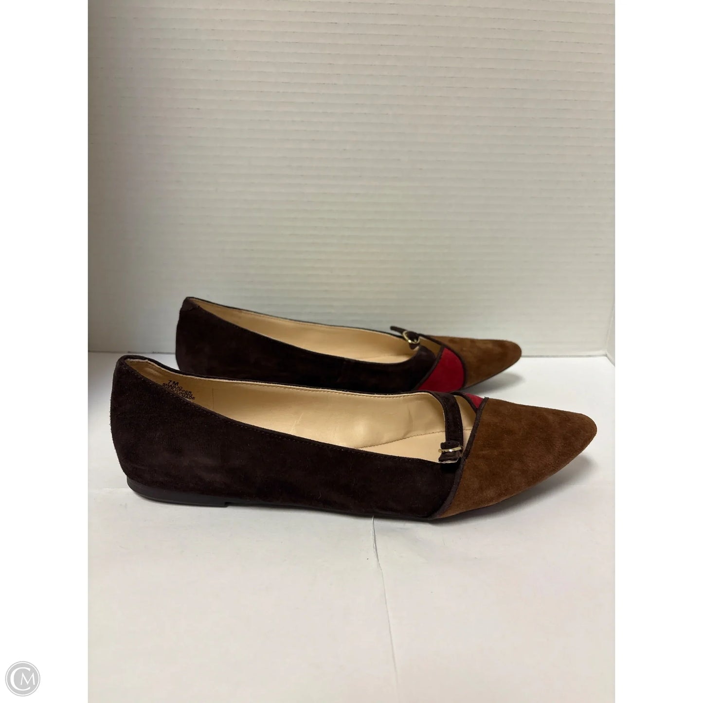 Shoes Flats By Nine West In Brown, Size: 7
