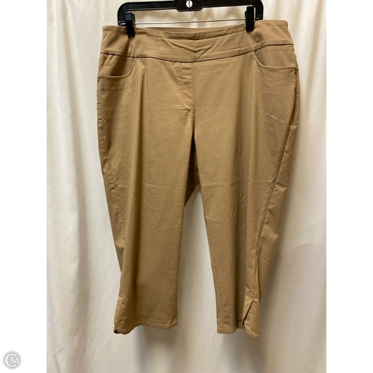 Capris By West Bound In Brown, Size: 18