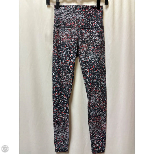Athletic Leggings By Lululemon In Red, Size: S