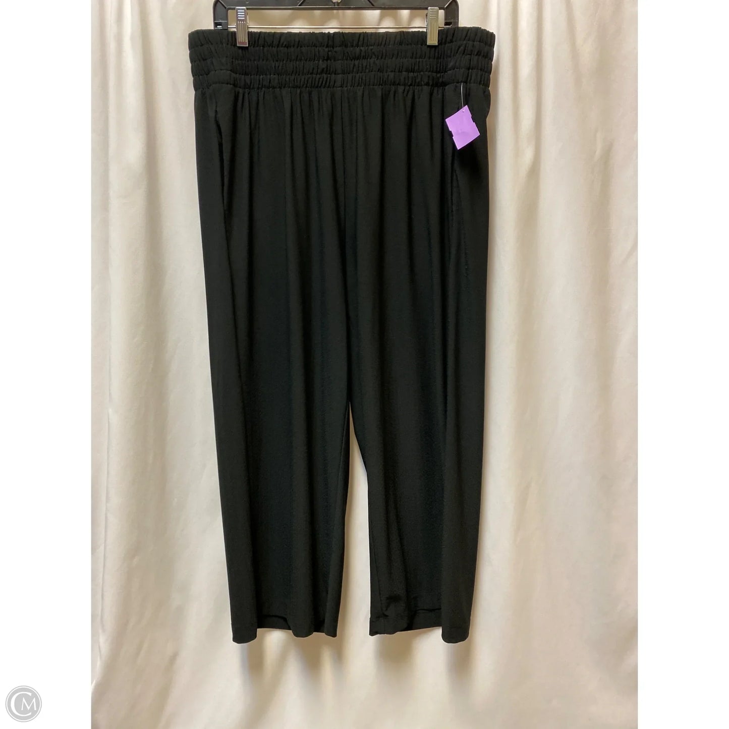 Capris By Jones New York In Black, Size: 2x