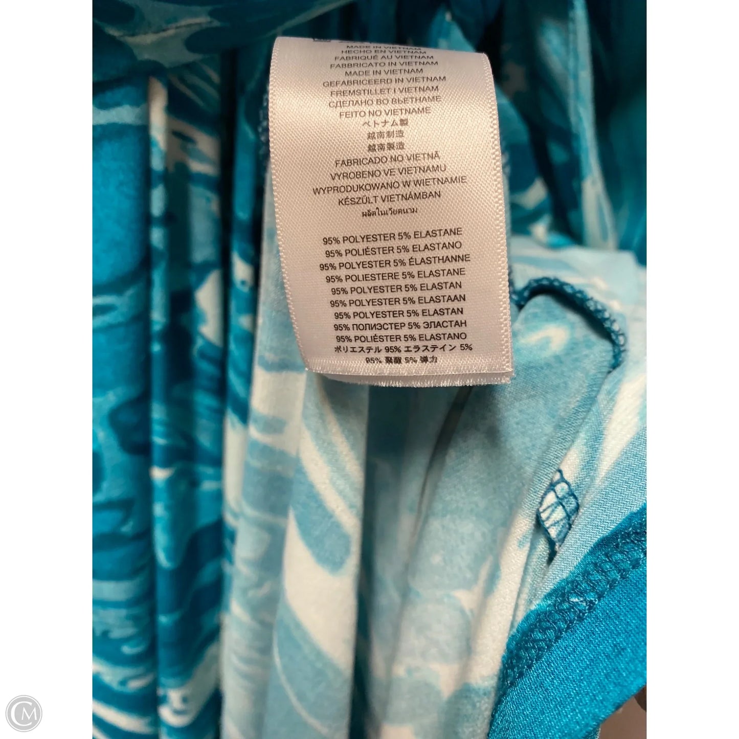 Dress Casual Maxi By Michael By Michael Kors In Aqua, Size: M