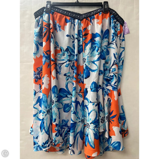 Top Long Sleeve By Cato In Blue, Size: 4x