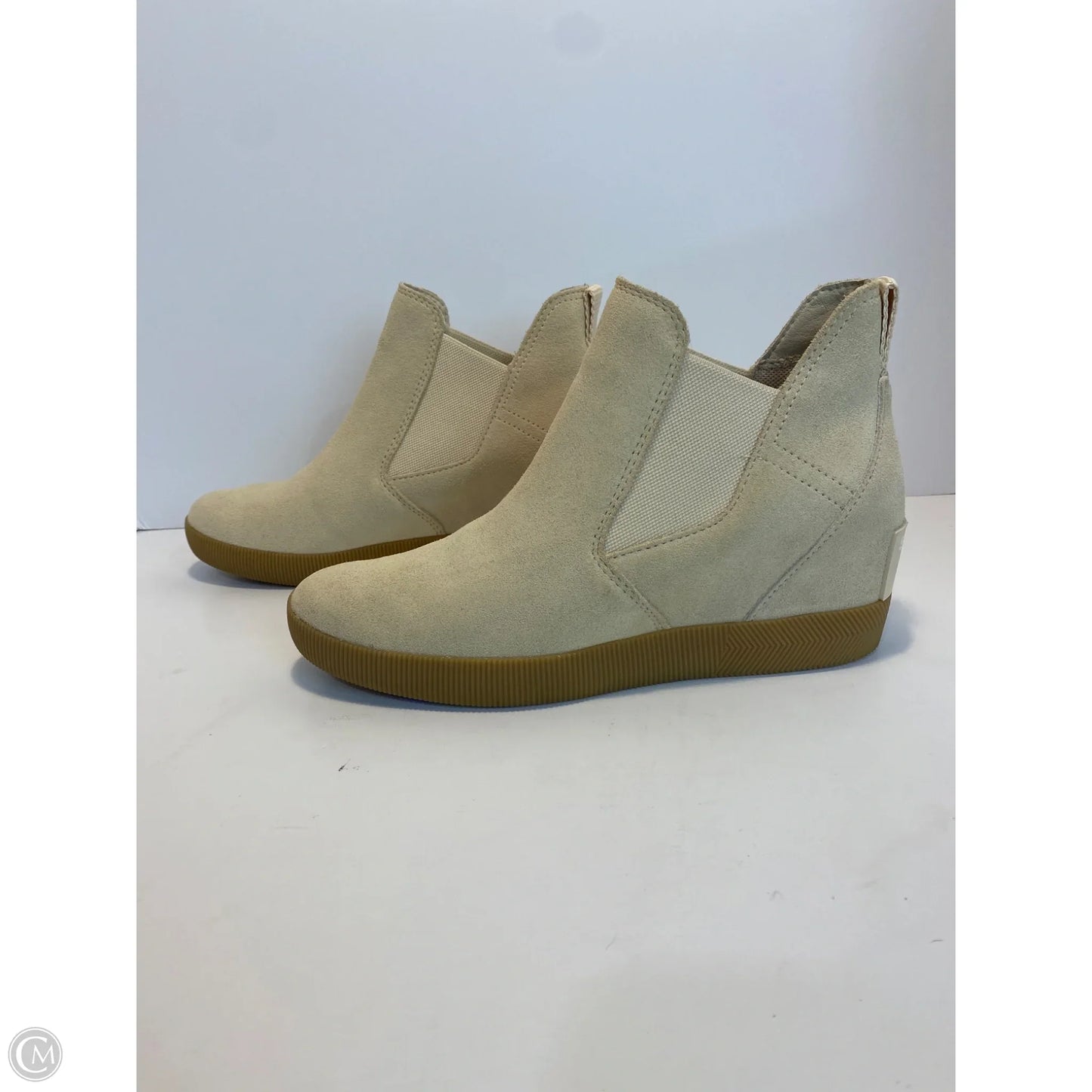 Boots Ankle Flats By Sorel In Cream, Size: 9.5