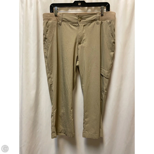 Capris By Lee In Tan, Size: 14