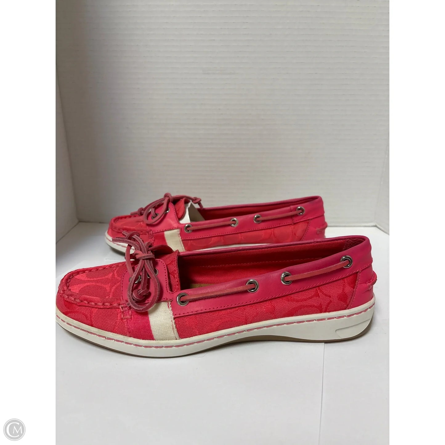 Shoes Designer By Coach In Pink, Size: 9