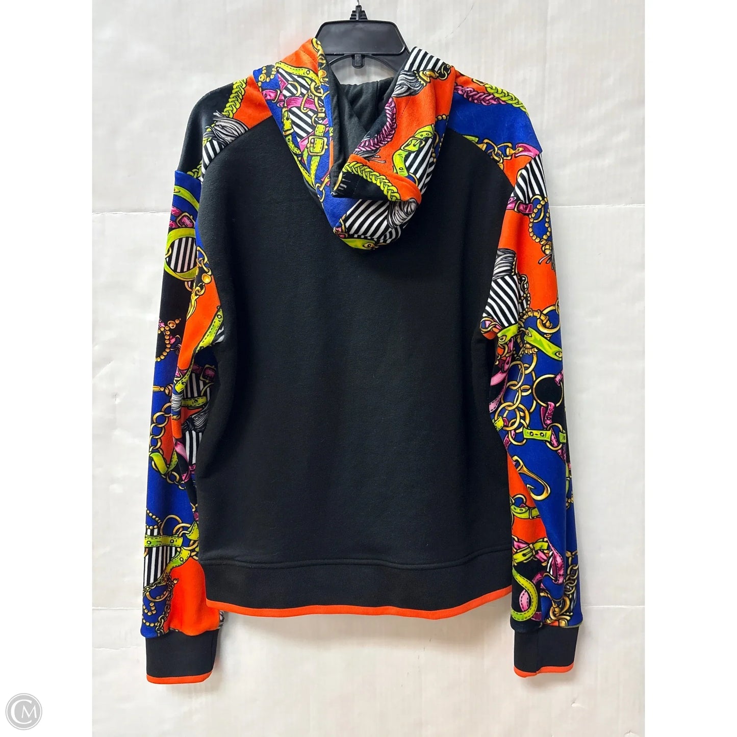 Sweatshirt Hoodie By Clothes Mentor In Black, Size: M