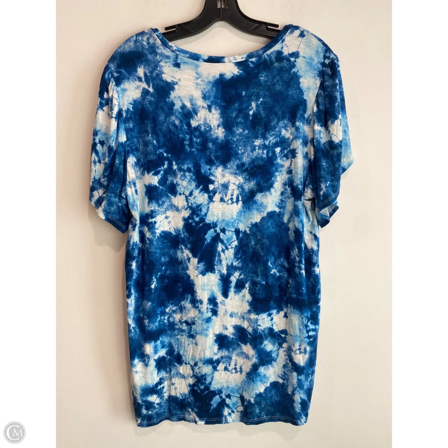 Top Short Sleeve By Lularoe In Blue, Size: Xl