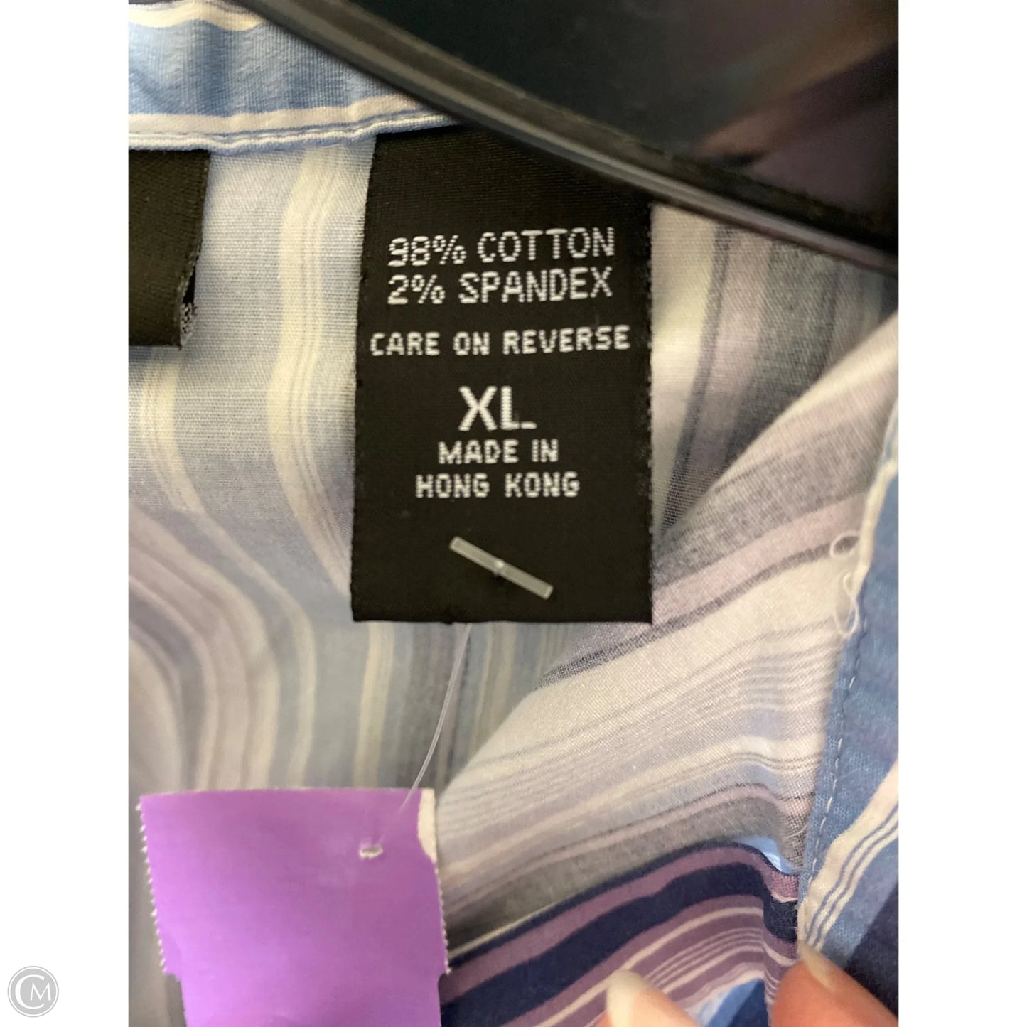 Top Long Sleeve By New York And Co In Purple, Size: Xl