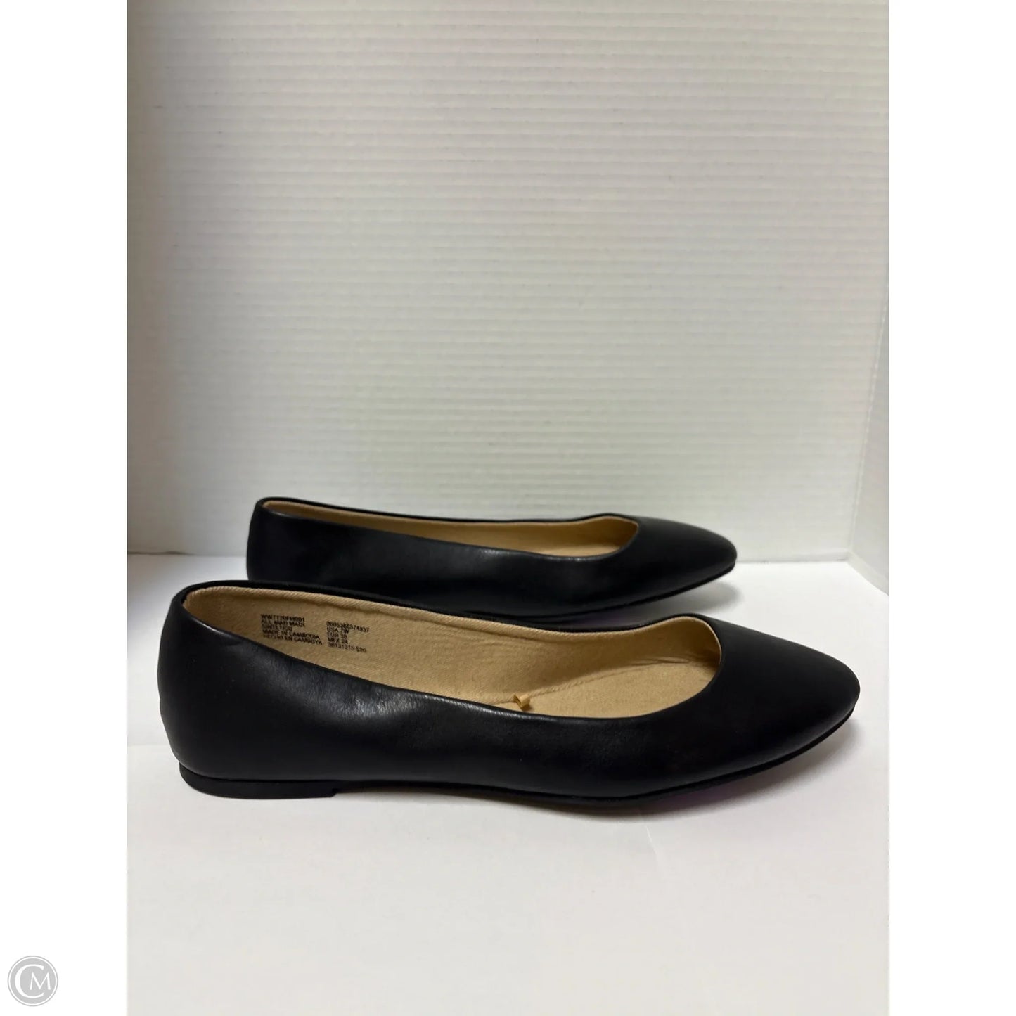 Shoes Flats By Time And Tru In Black, Size: 7
