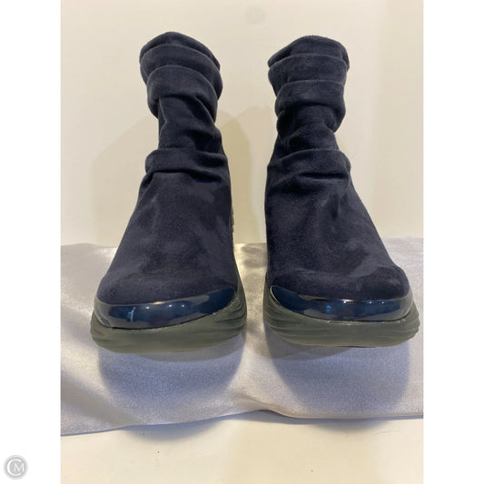 Boots Ankle Flats By Bzees In Blue, Size: 9