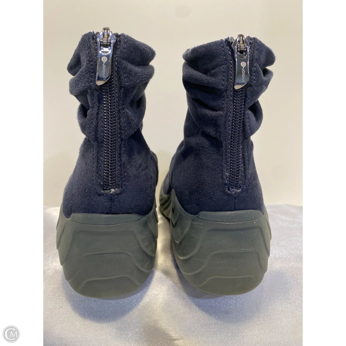 Boots Ankle Flats By Bzees In Blue, Size: 9