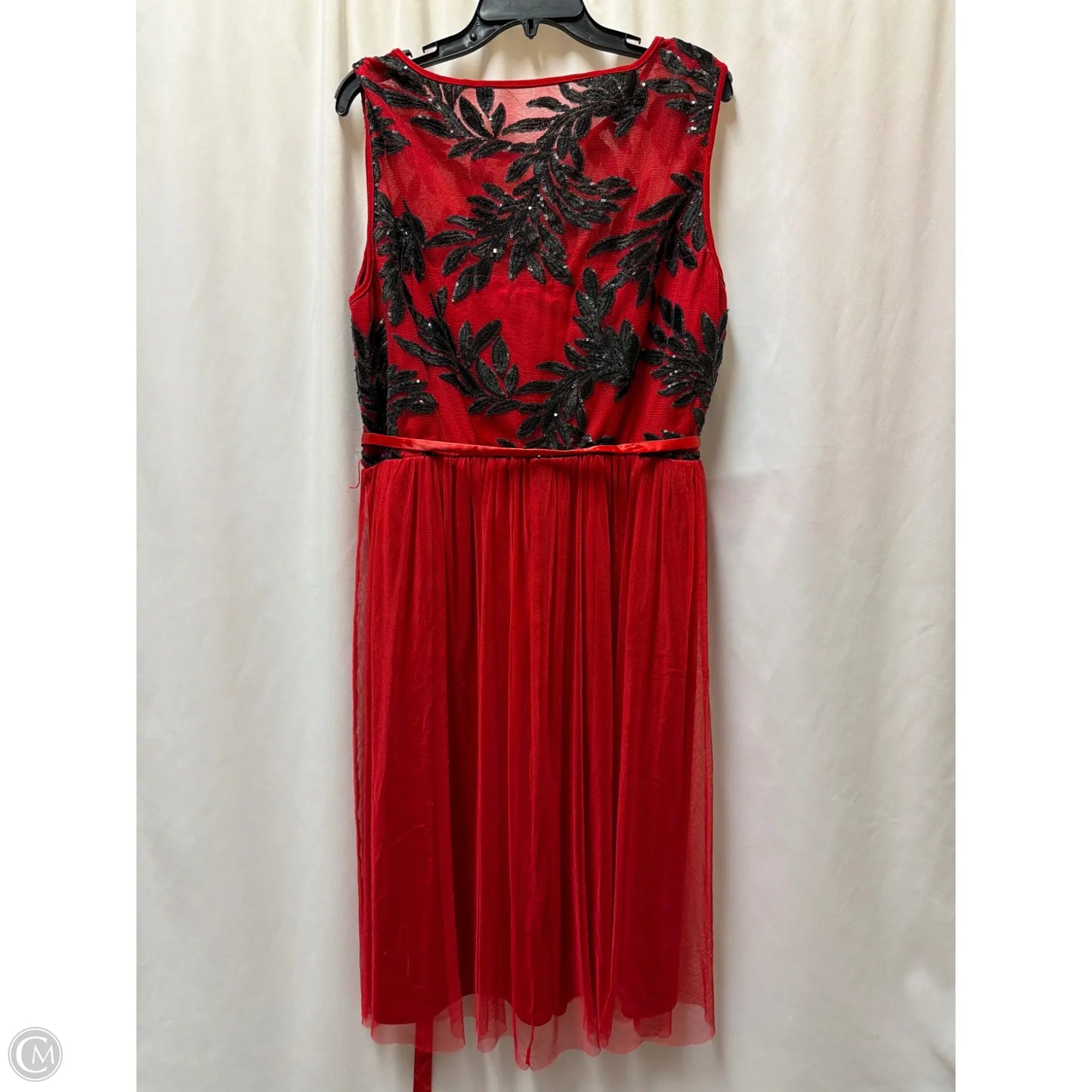 Dress Casual Midi By Clothes Mentor In Red, Size: 3x