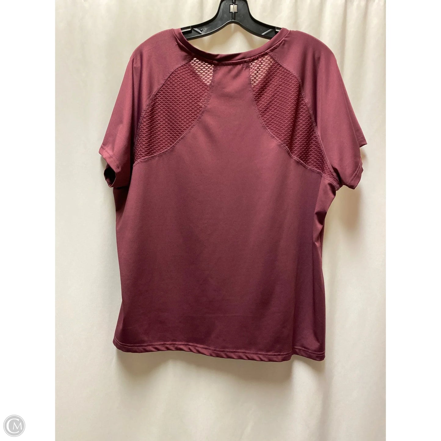 Athletic Top Short Sleeve By Aeropostale In Purple, Size: 1x
