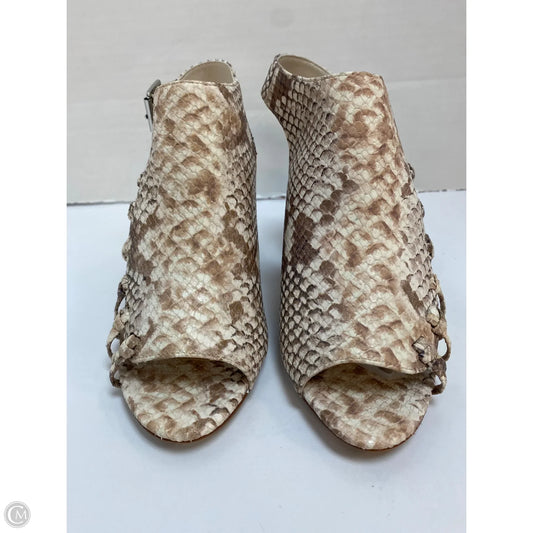 Sandals Heels Block By Vince Camuto In Cream, Size: 6