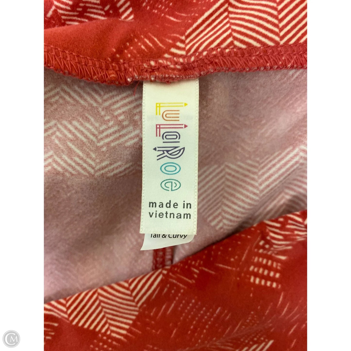 Pants Leggings By Lularoe In Pink, Size: Osfm