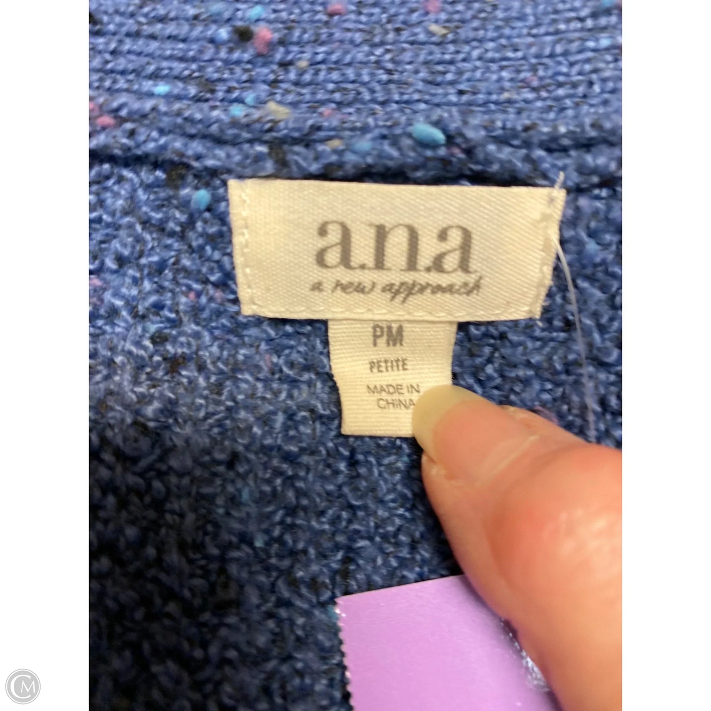 Sweater By Ana In Blue, Size: Mp