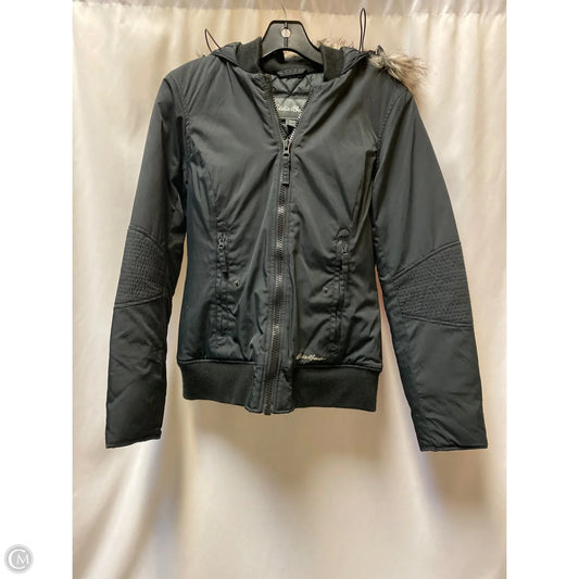 Coat Other By Eddie Bauer In Black, Size: Xs