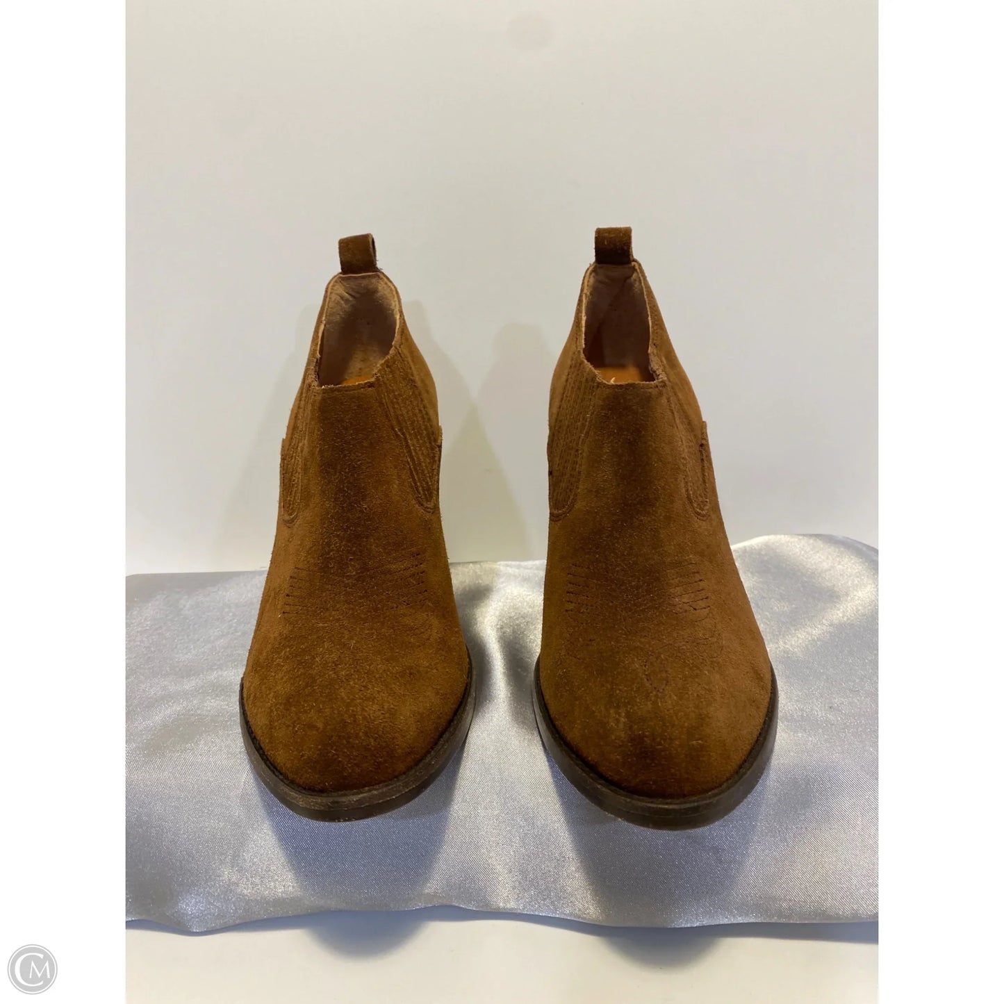 Boots Designer By Frye In Brown, Size: 7