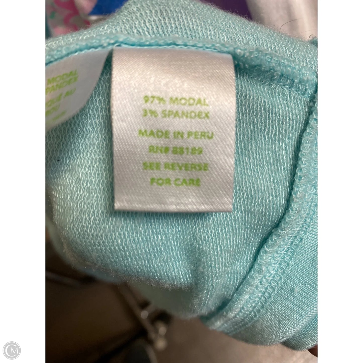 Top Long Sleeve Designer By Lilly Pulitzer In Blue, Size: L