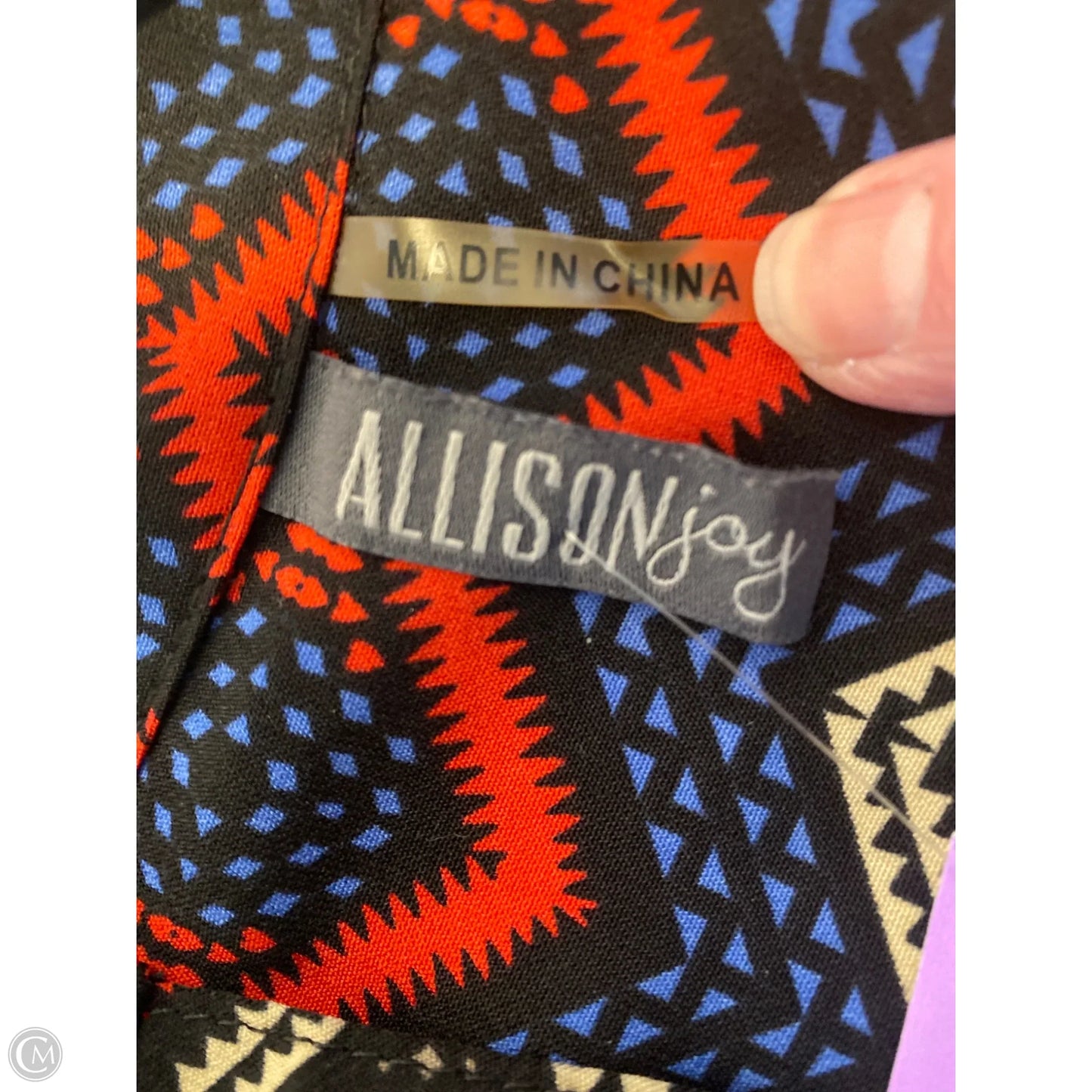 Top Long Sleeve By Allison Joy In Red, Size: L