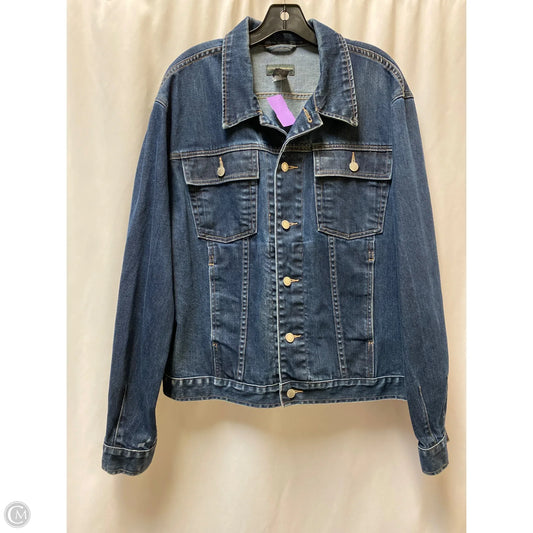Jacket Denim By Banana Republic In Blue Denim, Size: Xl