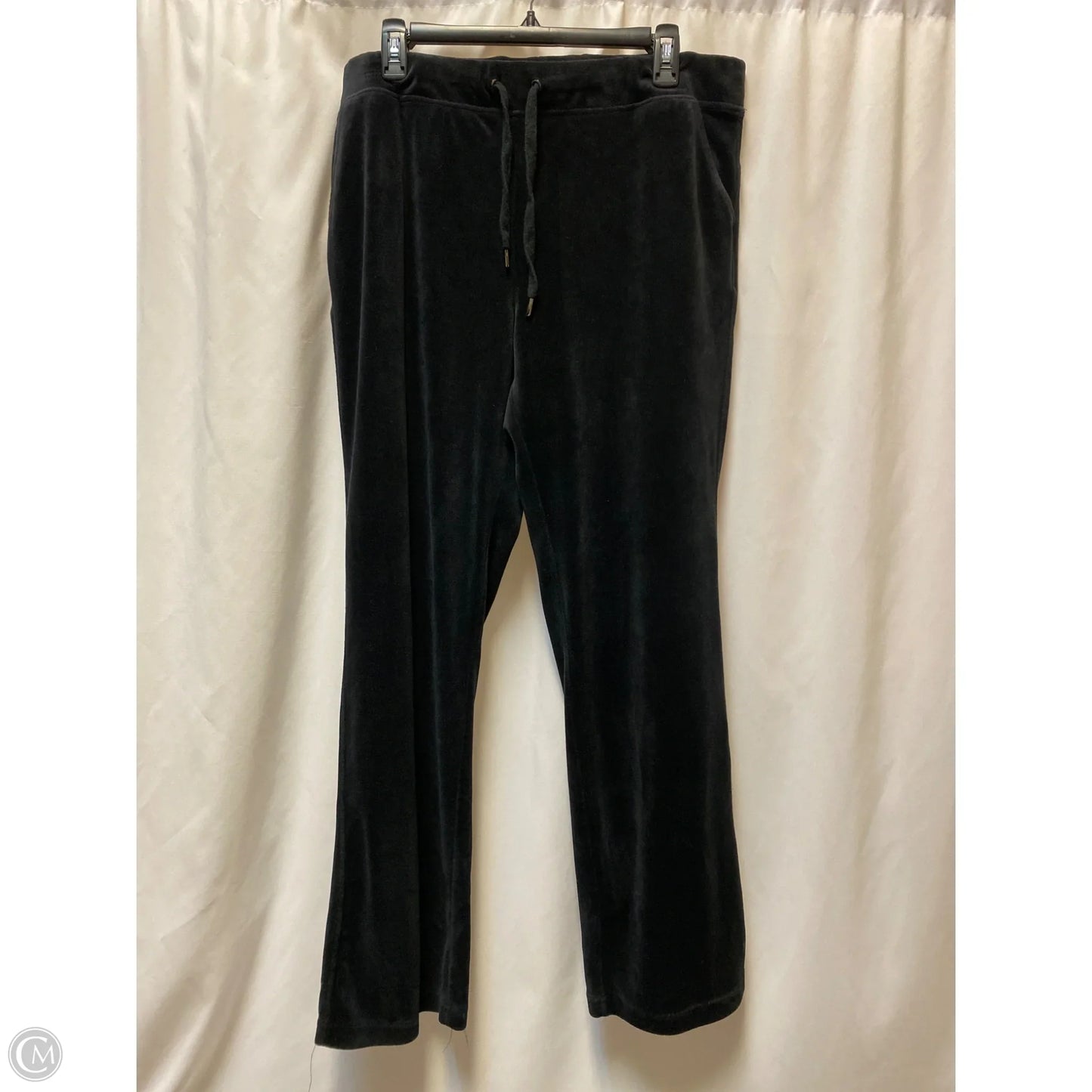 Pants Lounge By Gloria Vanderbilt In Black, Size: L