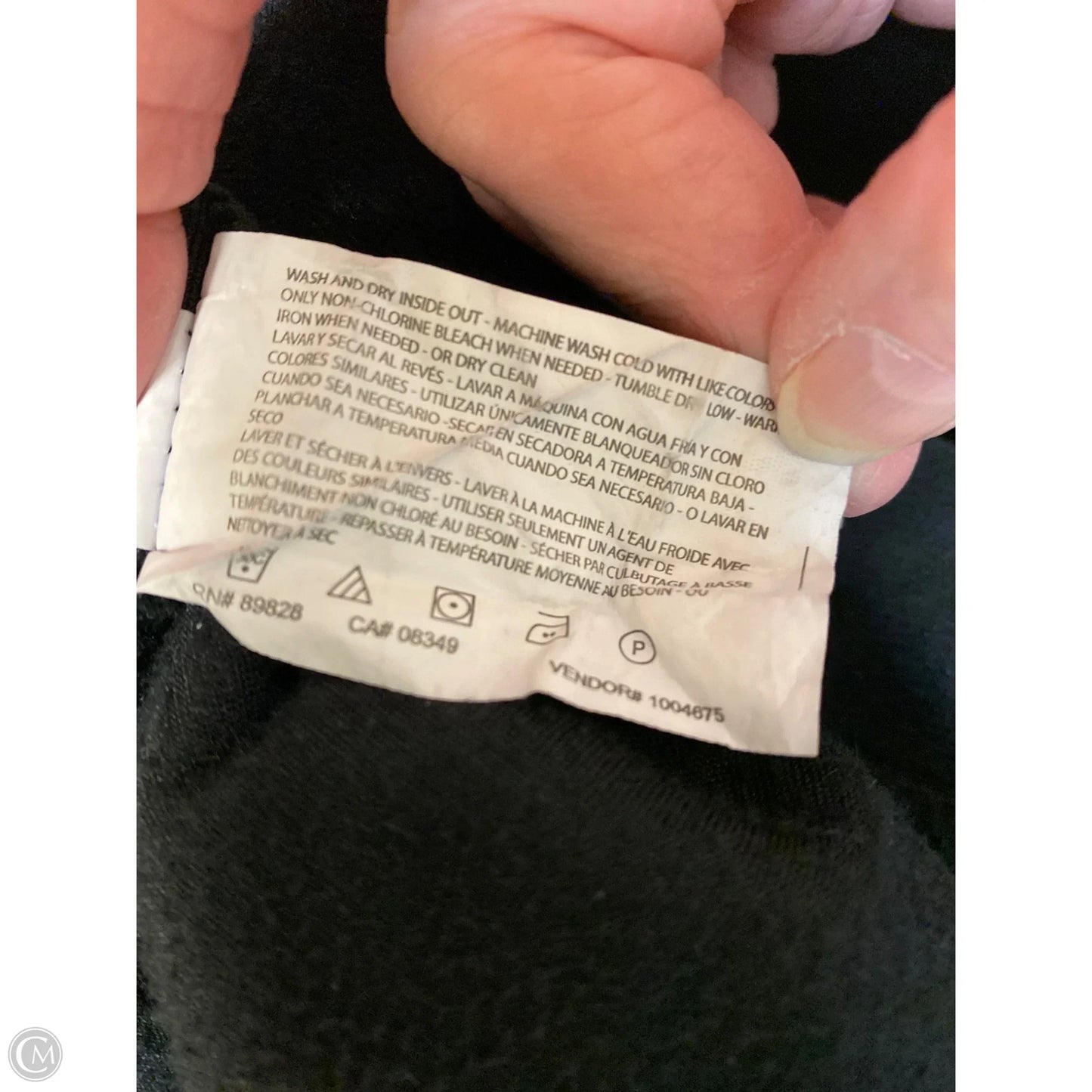 Pants Lounge By Gloria Vanderbilt In Black, Size: L