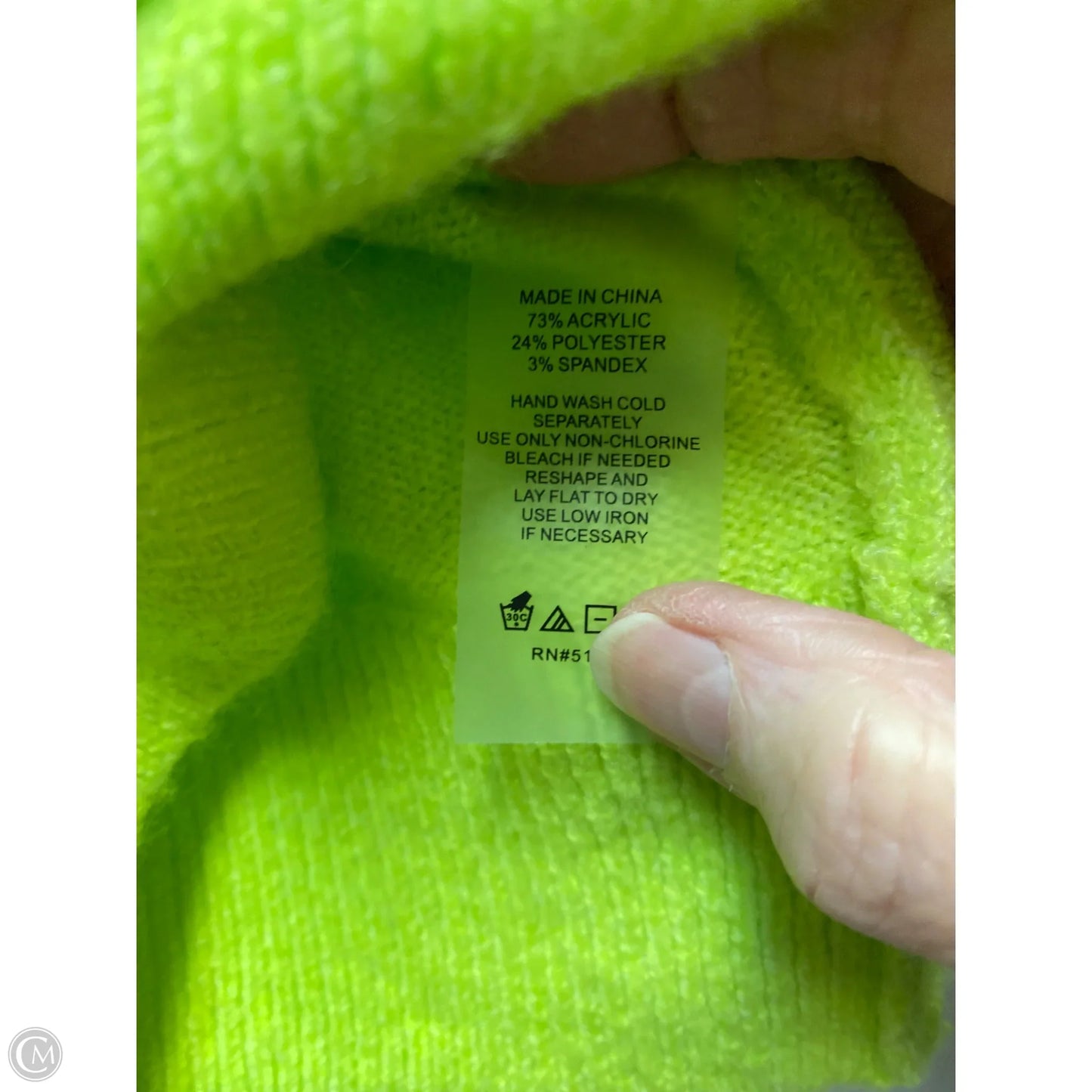 Sweater By Vince Camuto In Yellow, Size: S