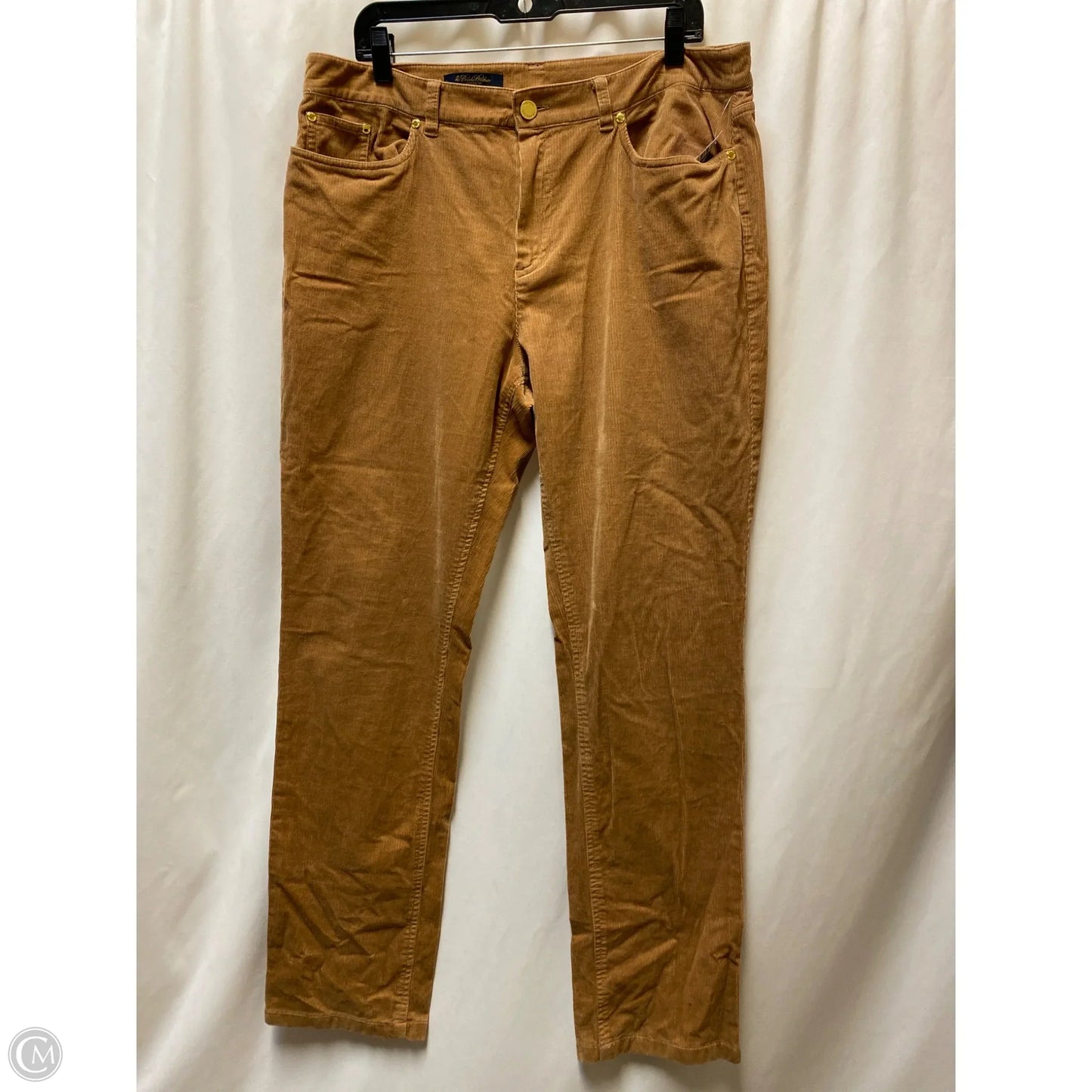Pants Corduroy By Brooks Brothers In Brown, Size: 16