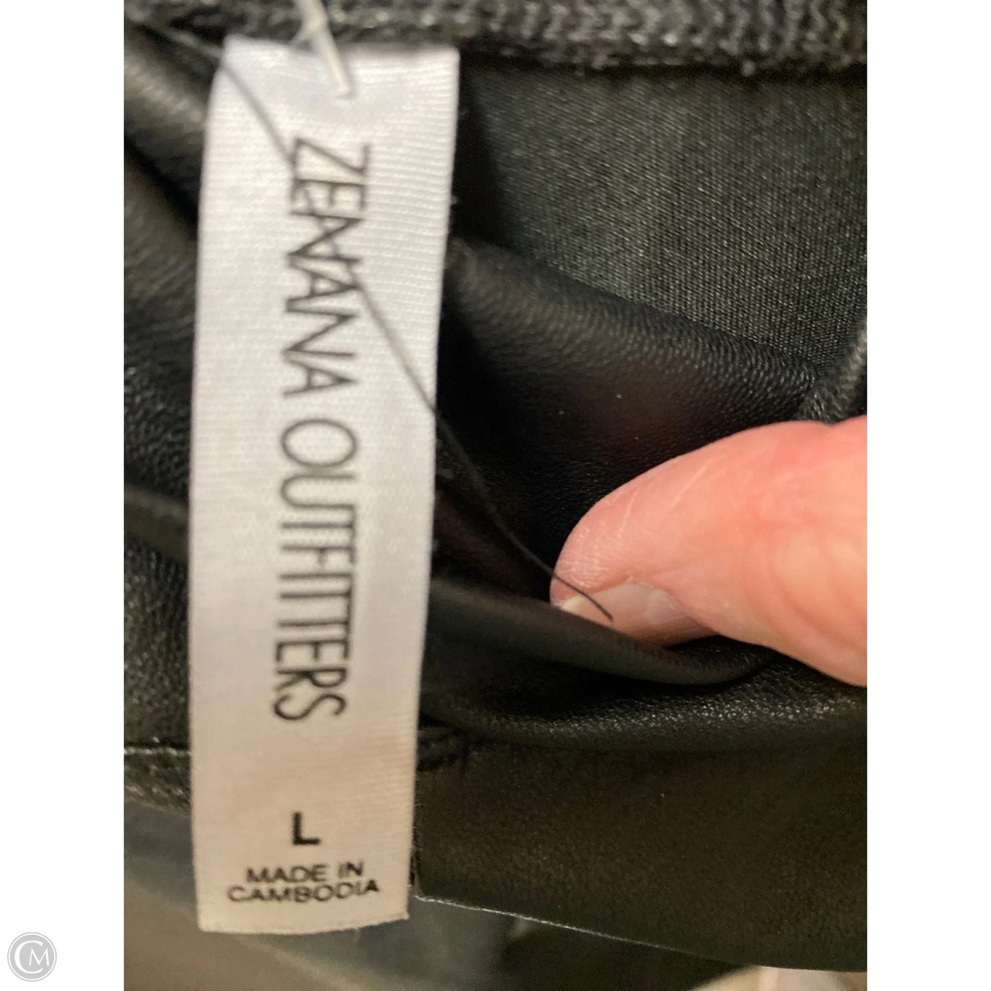 Pants Leggings By Zenana Outfitters In Black, Size: L