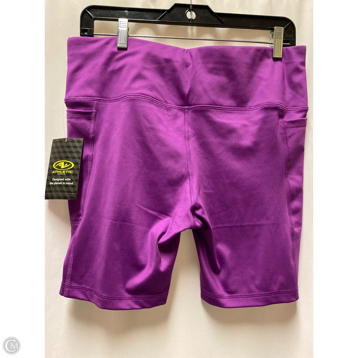 Athletic Shorts By Athletic Works In Purple, Size: L