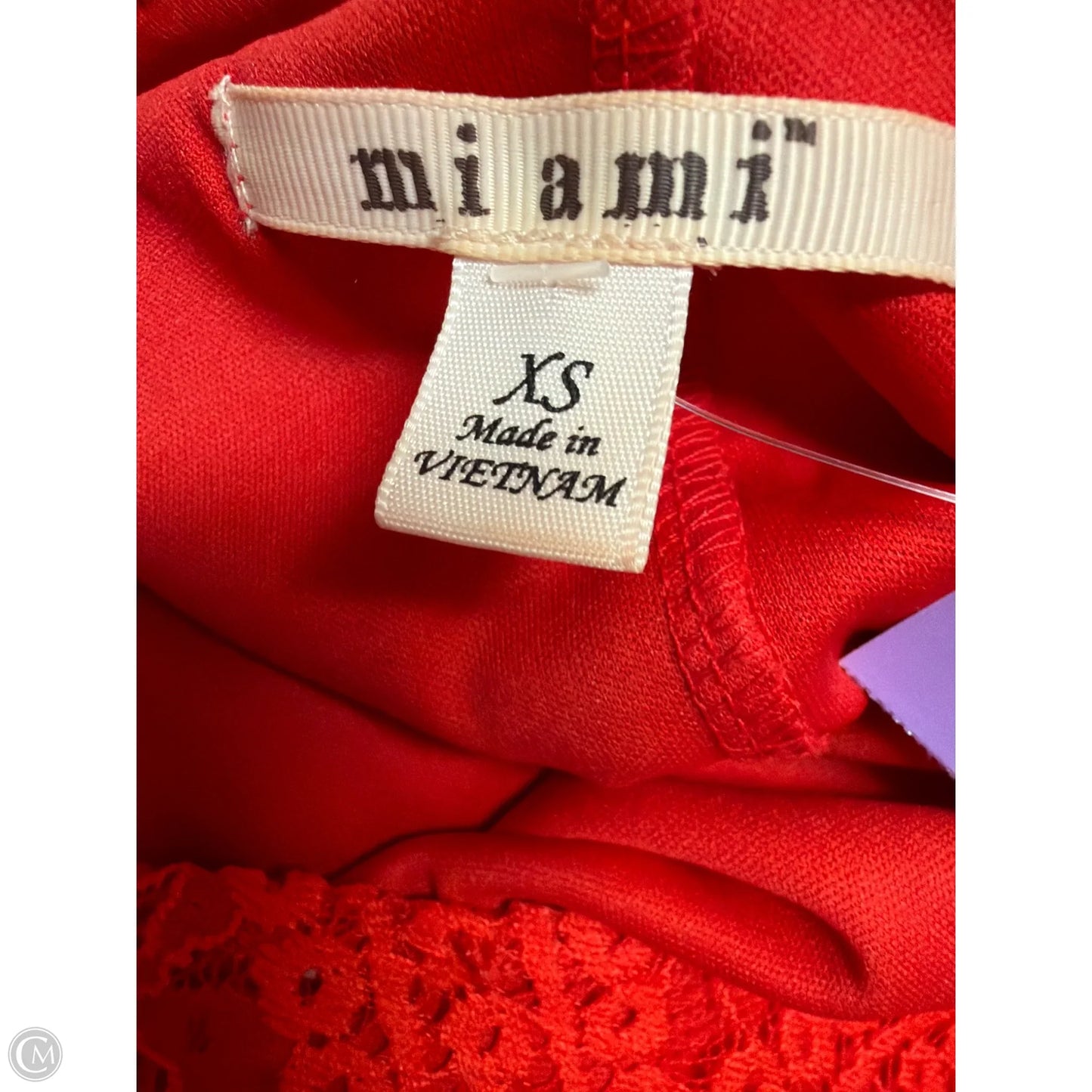 Dress Casual Short By Miami In Red, Size: Xs