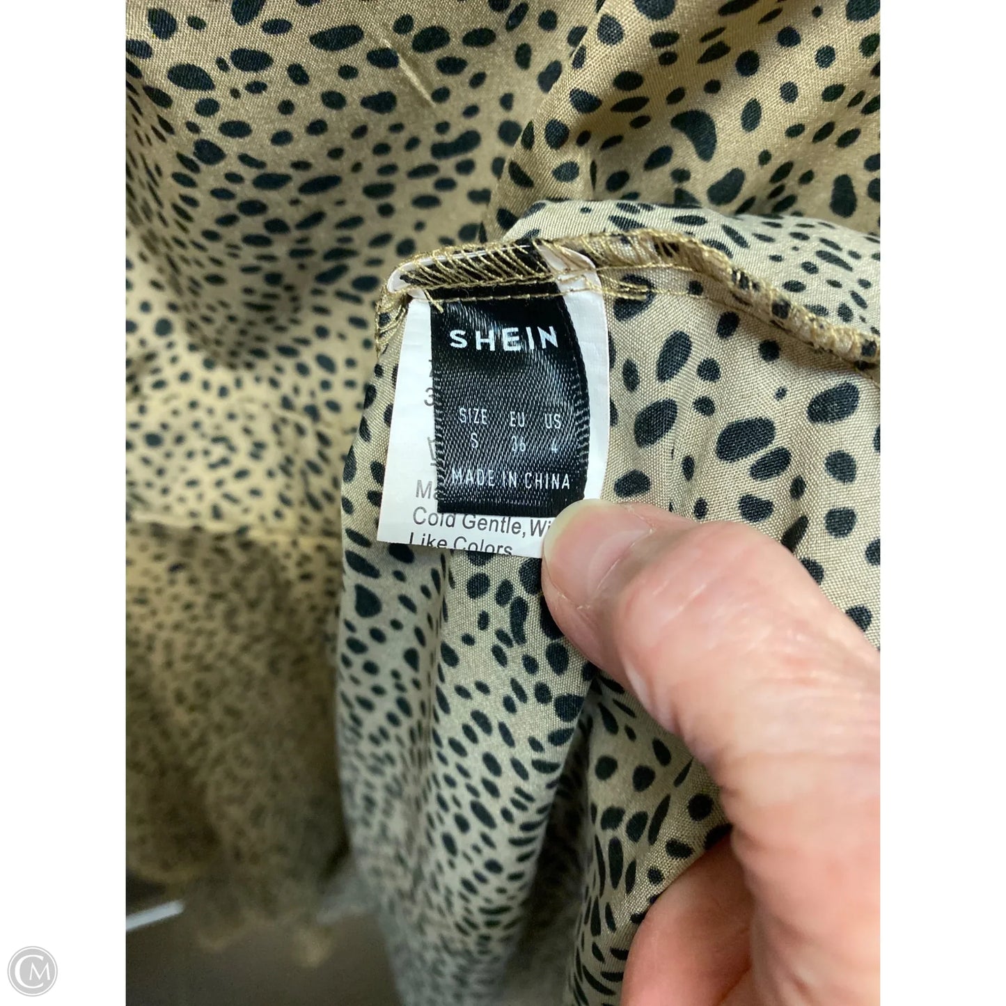 Dress Casual Midi By Shein In Animal Print, Size: S