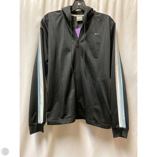 Athletic Jacket By Nike In Black, Size: Xl