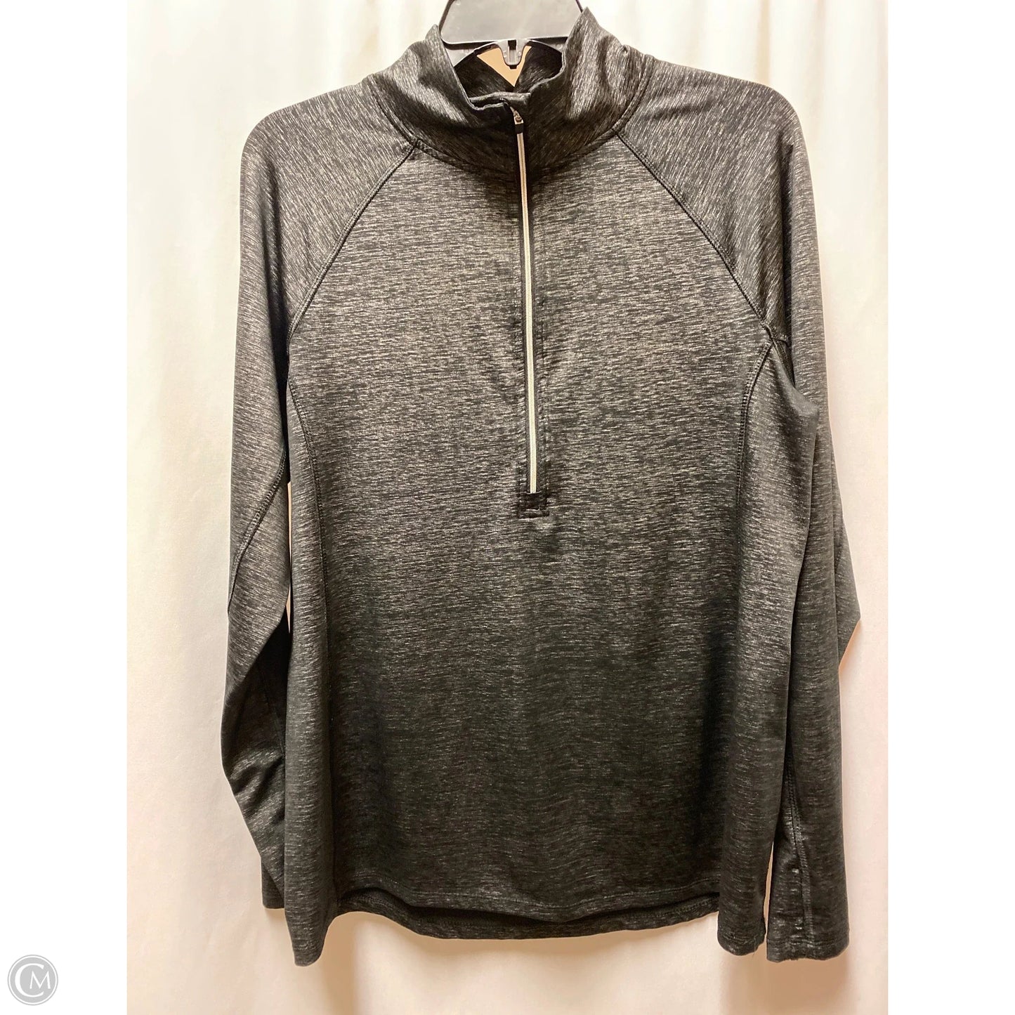 Athletic Top Long Sleeve Crewneck By Rbx In Black, Size: Xl