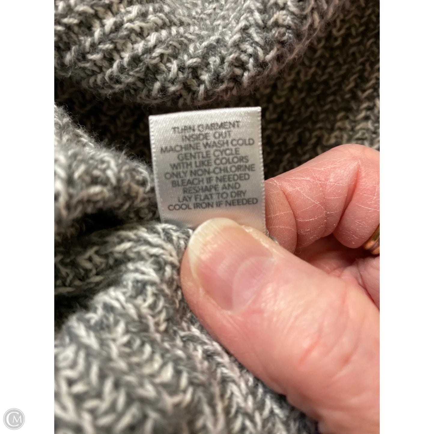 Sweater By Christopher And Banks In Grey, Size: M