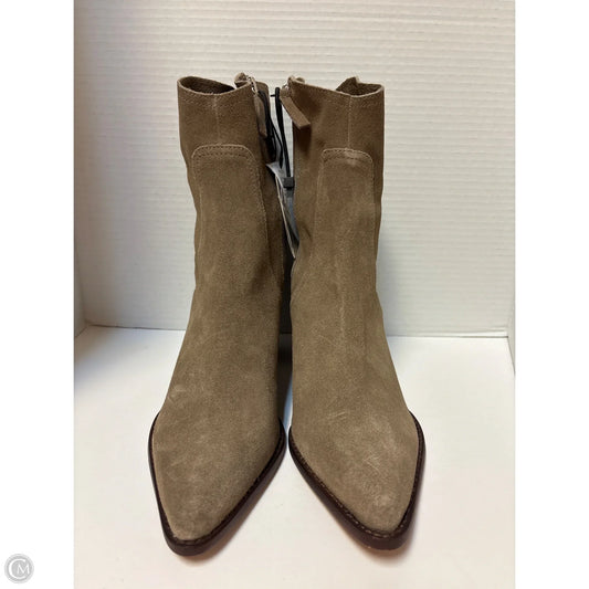 Boots Leather By Zara In Grey, Size: 11.5