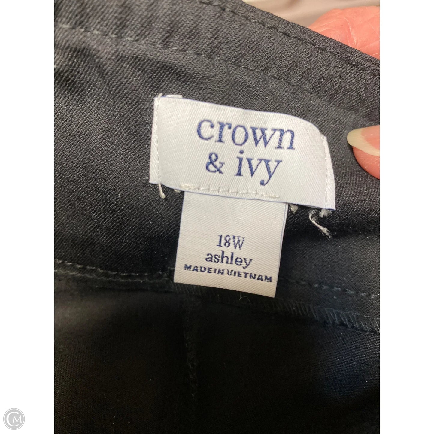 Pants Dress By Crown And Ivy In Black, Size: 18