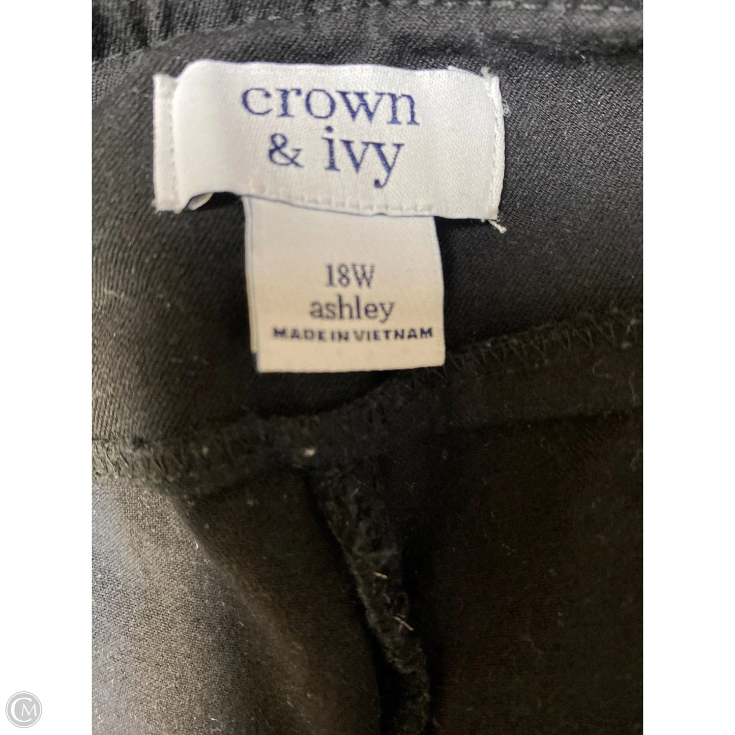 Pants Dress By Crown And Ivy In Black, Size: 18