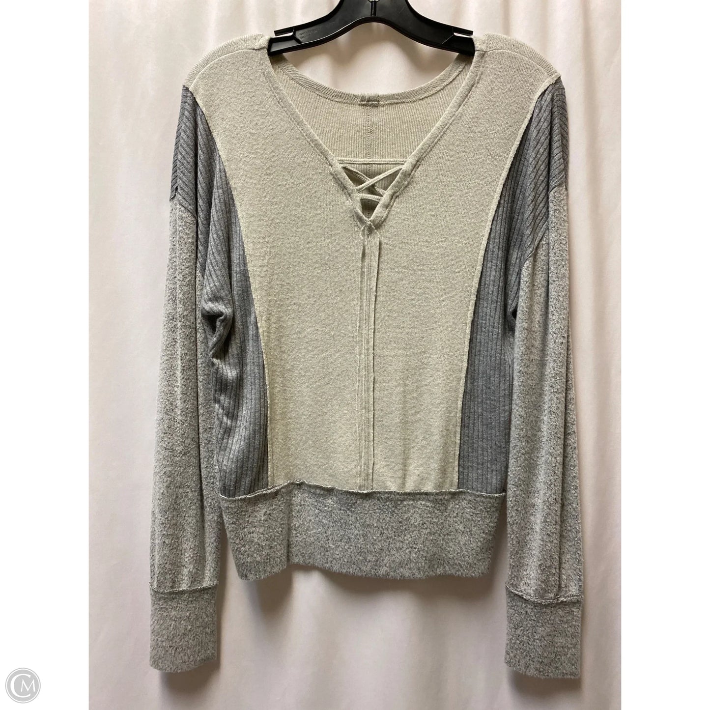 Sweater By Bke In Grey, Size: S